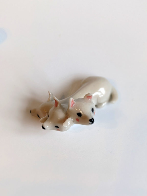 chihuahua cerberus figurine