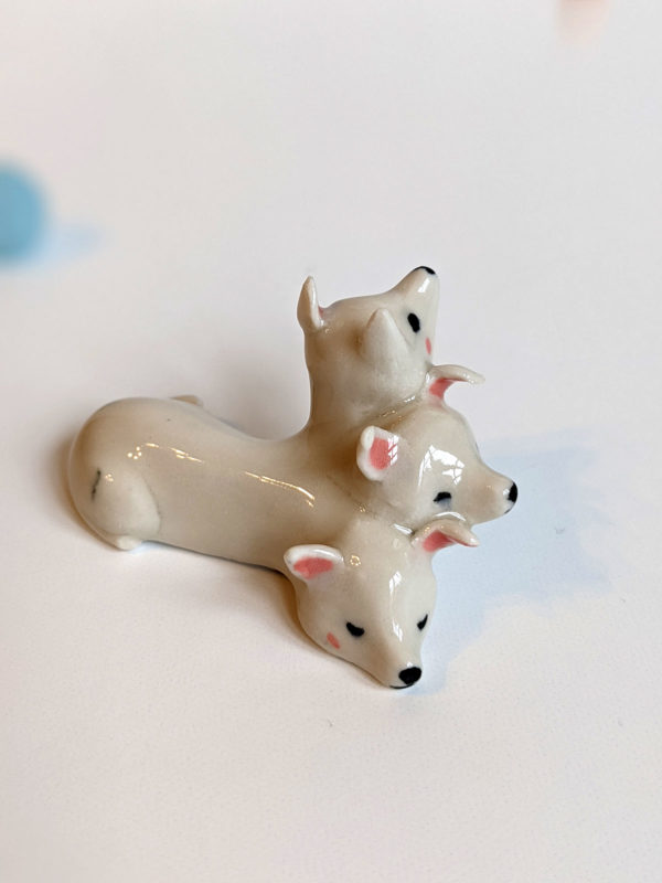 chihuahua cerberus figurine