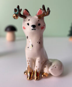 adorable antlered fox