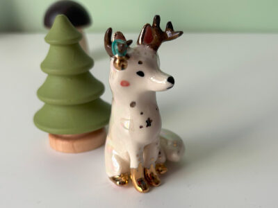 Ceramic Figurine : Antlered Fox - Image 11
