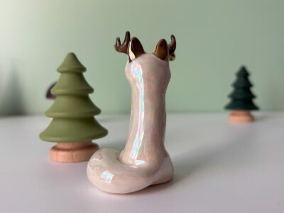 Ceramic Figurine : Antlered Fox - Image 9