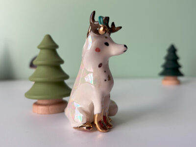 Ceramic Figurine : Antlered Fox - Image 8