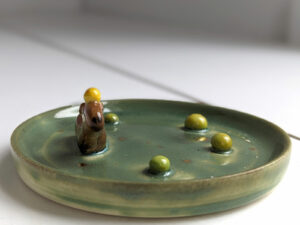 capybara ring dish handmade