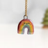 rainbow pride pendants handmade ceramics