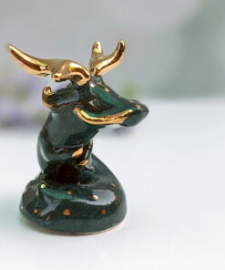 handmade porcelain dragon figurine