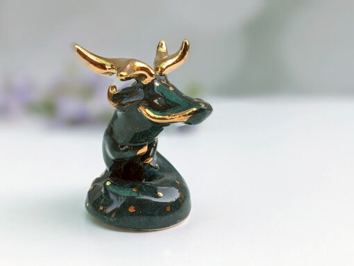 handmade porcelain dragon figurine