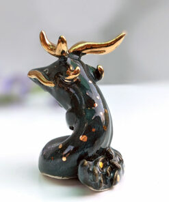 handmade porcelain dragon figurine