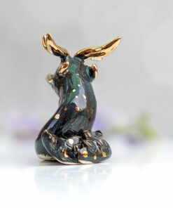 handmade porcelain dragon figurine