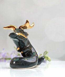 handmade porcelain dragon figurine
