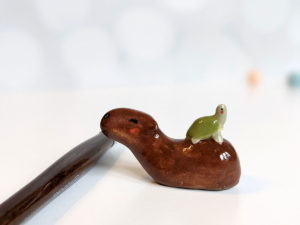 figurine capybara turtle