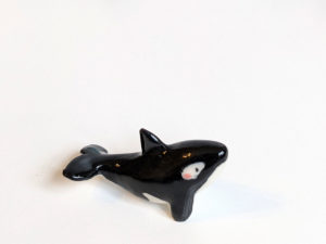 orca calf miniature porcelain