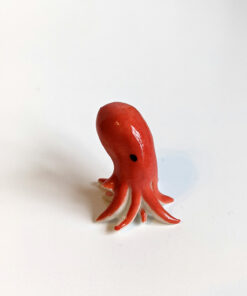 ceramic figurine porcelain octopus handmade