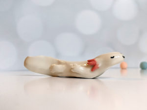 ceramic figurine axolotl handmade