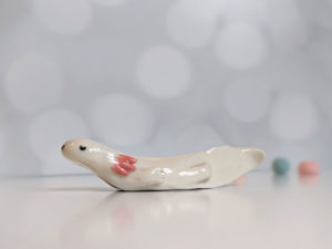 ceramic figurine axolotl handmade