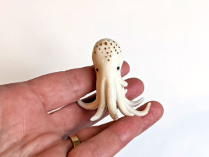 ceramic figurine handmade octopus