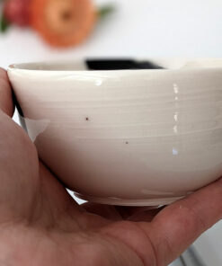 handmade octopus bowl white porcelain