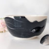 handmade octopus bowl white porcelain