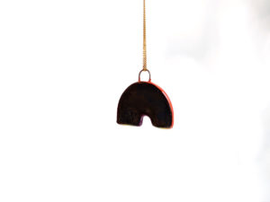 rainbow pride pendants handmade ceramics