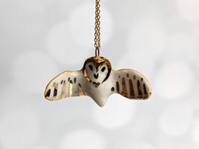 Owl Tray and Pendant