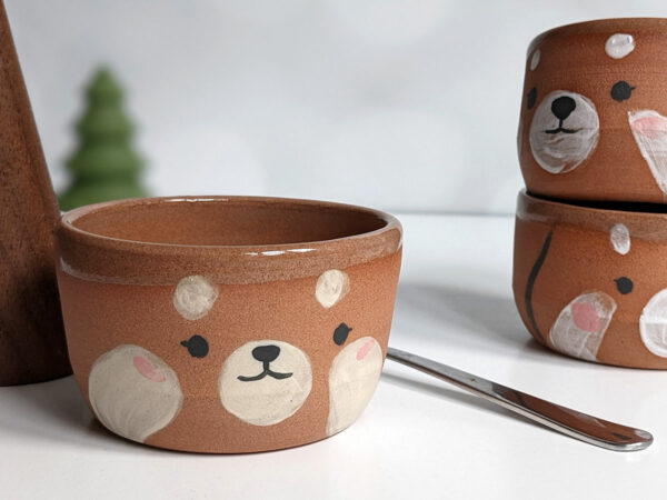 red panda face handmade tumbler