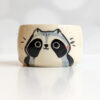 stoneware raccoon tumbler