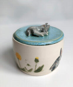 porcelain custom bunny urn