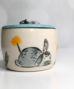 porcelain custom bunny urn