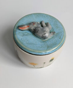 porcelain custom bunny urn