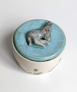 porcelain custom bunny urn