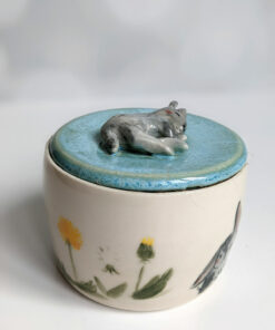 porcelain custom bunny urn