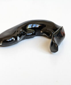 black axolotl figurine
