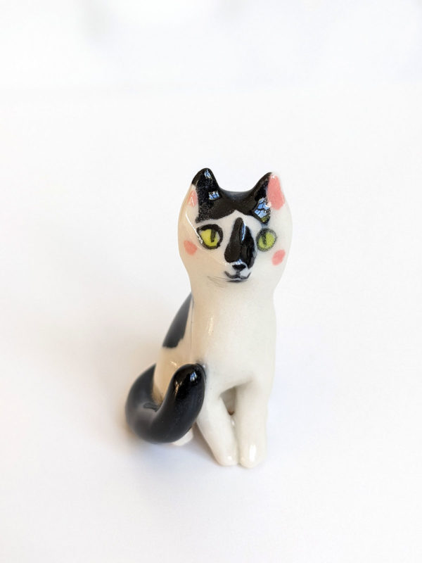 cat commission figurine portrait