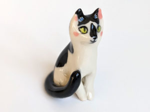 cat portrait commission figurine portrait