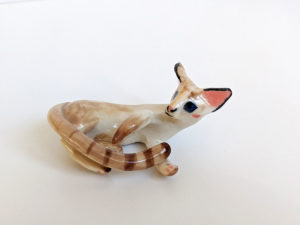 siamese cat sculpture porcelain