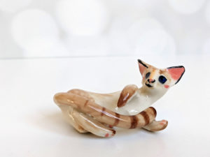 siamese cat sculpture porcelain