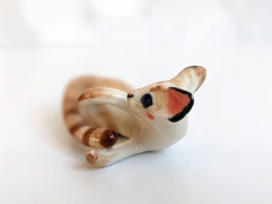 siamese cat sculpture porcelain