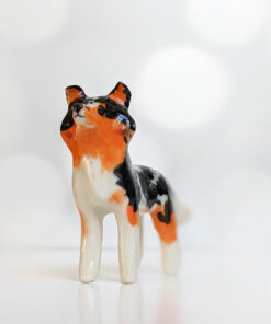 sheltie dog sculpture portrait custom