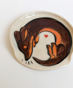 daschund spoon rest
