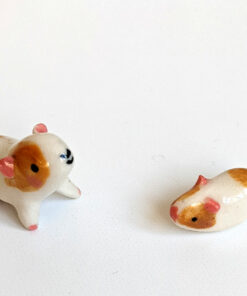 guinea pig porcelain figurines