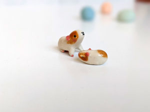 guinea pig porcelain figurines