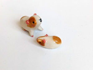 guinea pig porcelain figurines