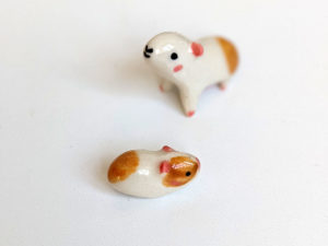 guinea pig porcelain figurines