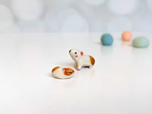 guinea pig porcelain figurines