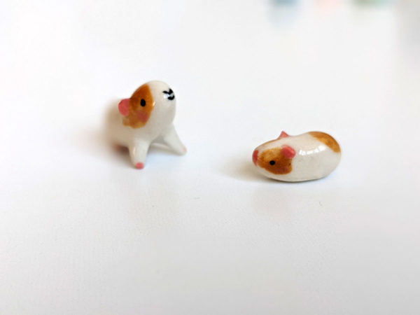 guinea pig porcelain figurines