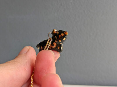 Pendentif - Panthère Noire - Or – Image 4