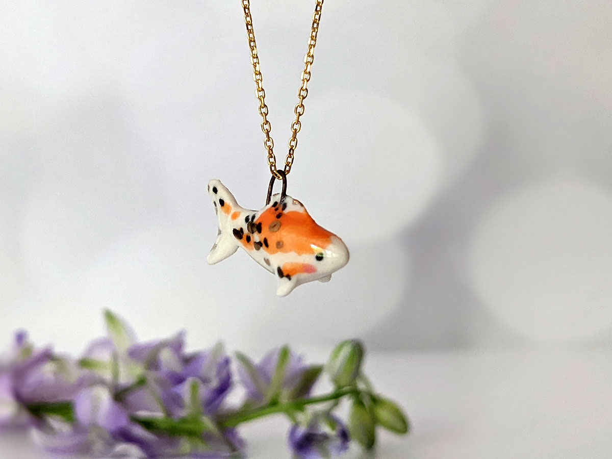 Amazon.com: Dainty Goldfish Pendant Necklace Copper Koi Fish Lucky Necklace  for Women Girls Jewelry Gifts : Clothing, Shoes & Jewelry