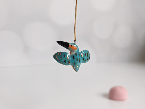 kingfisher pendant