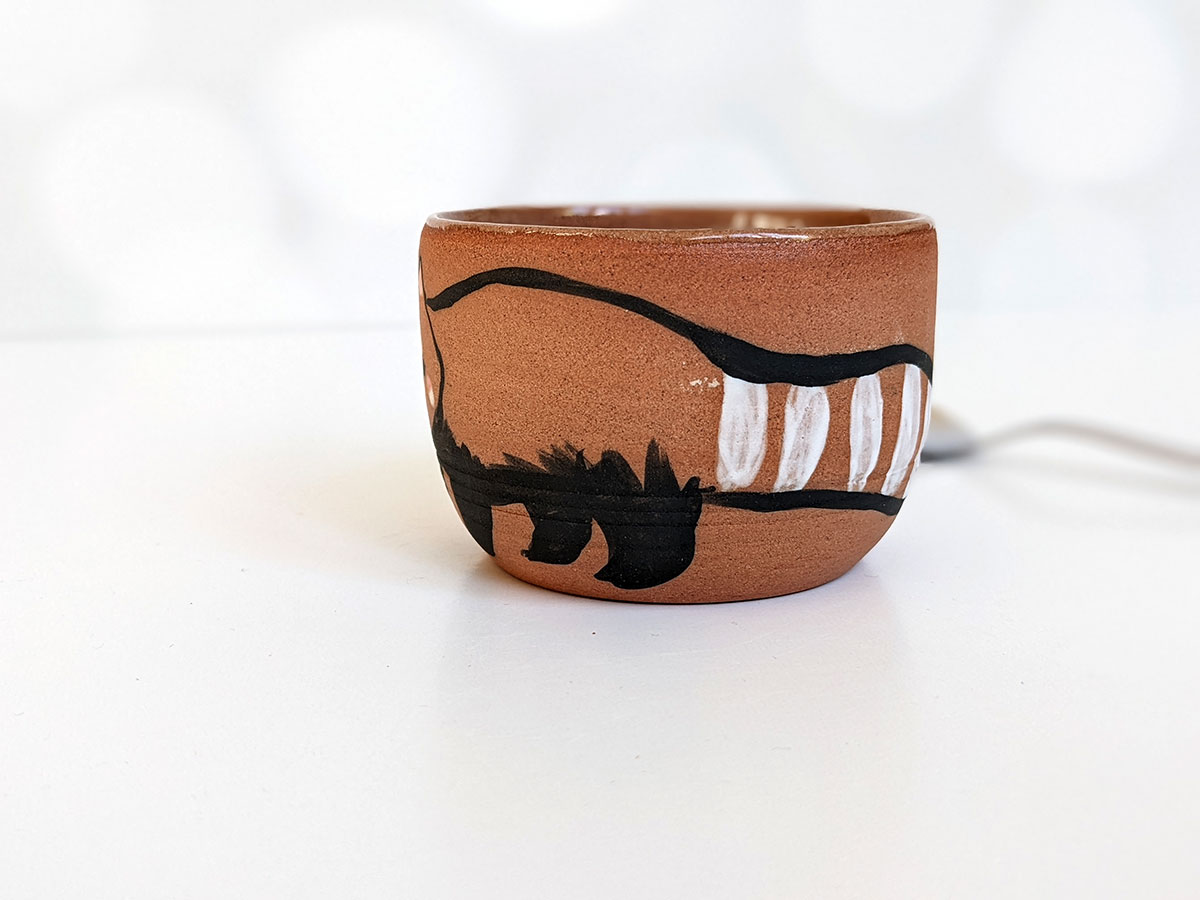 Red Clay Tumbler Red Panda Standing - Kness
