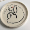 stoneware ring tray lop bunny handmade