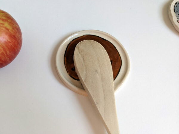 otter spoon rest ceramic handmade
